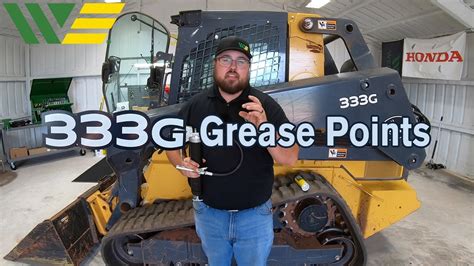 Where to grease on Skid steer 